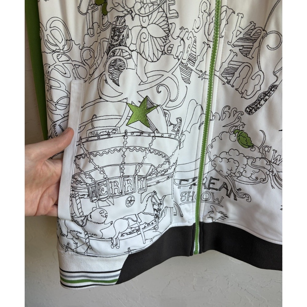 Vintage Y2K Artful Dodger Freak Show Track Jacket 4XL AOP Embroidered Streetwear - Picture 4 of 10